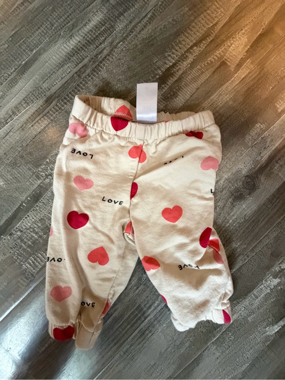 Carter's Cream Zip Hoodie with Pink & Red Heart Print - Picture 6 of 10